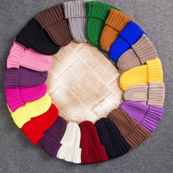 子ども用 ニット帽 ビーニー帽 カラフル キッズ 帽子 S M 無地 ニットキャップ 親子ペア メンズ レディース 秋 冬 CAP 4017a |  | 21