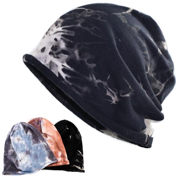 タイダイ ニット帽 絞り染め コットン ニットキャップ ワッチキャップ 綿 ビーニー マルチカラー メンズ レディース KNIT CAP 4073 | 