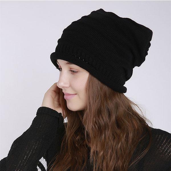 しわ加工 ニット帽 帽子 無地 ニットキャップ 大きいサイズ ワッチキャップ ルーズキャップ メンズ レディース ビーニー 秋 冬 KNIT CAP 4250 |  | 11