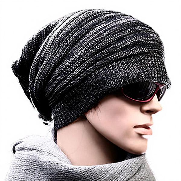 yarn ニット帽　ビーニー ルーズ ニット帽 メンズ レディース 帽子 しわ加工 ニットキャップ