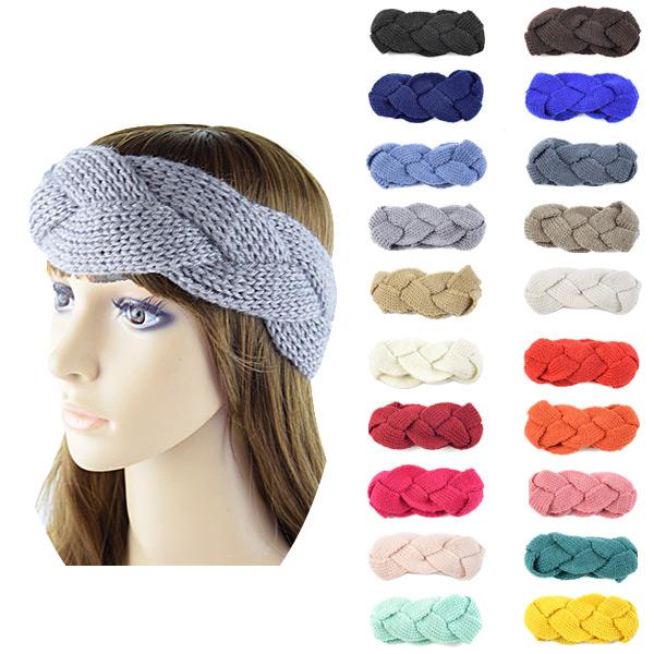 ニットヘアバンド 三つ編み ニットターバン ヘアアクセ 編み込み ヘアアレンジ まとめ髪 レディース KNIT HAIRBAND 475 | 