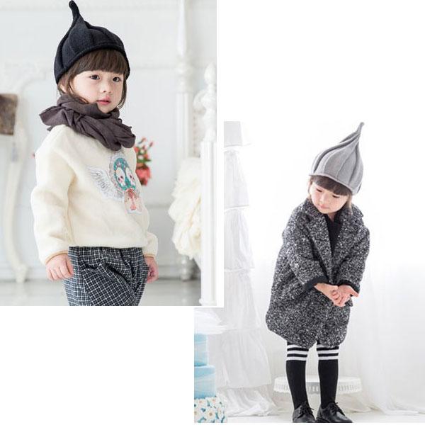 子ども用 ニット帽 とんがり帽子 キッズ 帽子 S M 無地 ニットキャップ 親子ペア メンズ レディース 秋 冬 CAP 4901 |  | 24