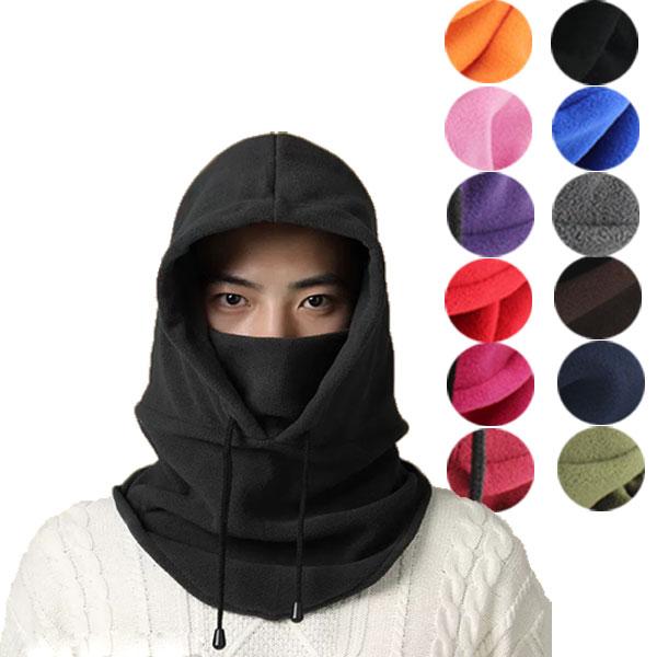 ネックウォーマー フード付き バラクラバ フェイスマスク アウトドアスポーツ フリース 防寒 防風 多機能マスク メンズ レディース 秋 冬 KNIT CAP 4979 | 