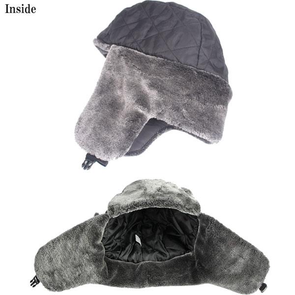 防寒 帽子 キャップ ロシア帽 ボアキャップ フライトキャップ 耳当て付き 厚手 撥水 防風 大きいサイズ CAP 4983 |  | 08