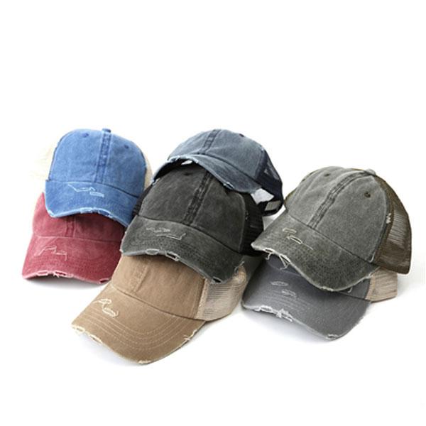 ダメージ加工 メッシュキャップ ヴィンテージ風 ベースボールキャップ メンズ レディース 紫外線対策 UVカット アメカジ ストリート 春 夏 秋 小顔効果 CAP 5018 |  | 13