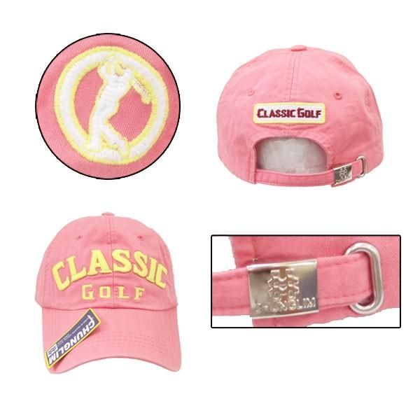 野球帽 刺繍 アジャスター付 ワッペン ゴルフ CLASSICGOLF ベースボールキャップ メンズ レディース |  | 02