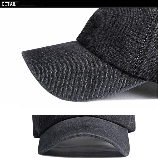 帽子 デニム キャップ 野球帽 ベースボールキャップ 無地 シンプル コットンキャップ メンズ レディース アウトドア CAP 530 |  | 05