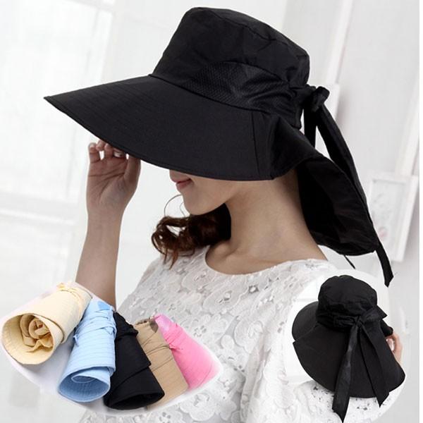 つば広 帽子 UVハット フラップキャップ 折りたたみ メッシュ レディースハット UVケア帽子 キャップ 紫外線対策 日除け ひよけ 婦人帽 春 夏 CAP 5501 | 
