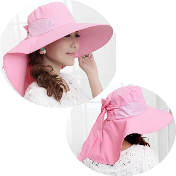 つば広 帽子 UVハット フラップキャップ 折りたたみ メッシュ レディースハット UVケア帽子 キャップ 紫外線対策 日除け ひよけ 婦人帽 春 夏 CAP 5501 |  | 06