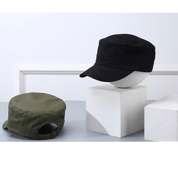 コットン ワークキャップ 帽子 無地 キャップ 綿 迷彩 ミリタリー風 軍