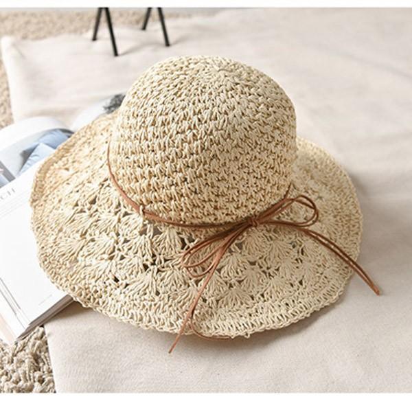 麦わら帽子 ボーラーハット 帽子 ストローハット レディースハット キッズハット 紐リボン UVカット 日除け 婦人帽 子ども帽子 春夏 STRAW HAT 6506 |  | 11