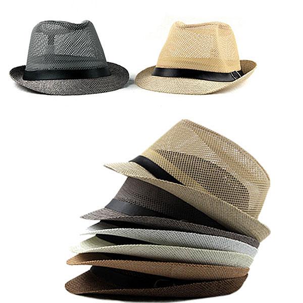 中折れハット メッシュ 麦わら帽子 ストローハット パナマ帽 ハット UVカット 日除け 帽子 メンズ レディース HAT 6514 |  | 10