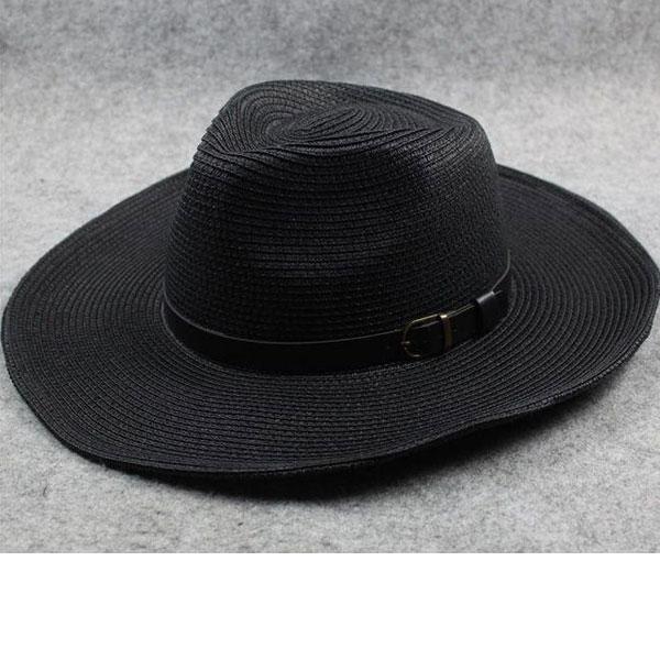 つば広 麦わら帽子 テンガロンハット 農作業用 ストローハット 帽子 大きい UVカット 日よけ帽子 中折れ メンズ レディース 夏 STRAW HAT 6553 |  | 15