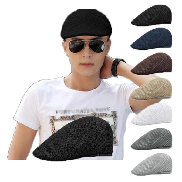 メッシュハンチング 最安値で 帽子 無地 キャップ ハンチング帽 サマーキャップ キャスケット レディース 春 メンズ Cap Hunting 夏 7108