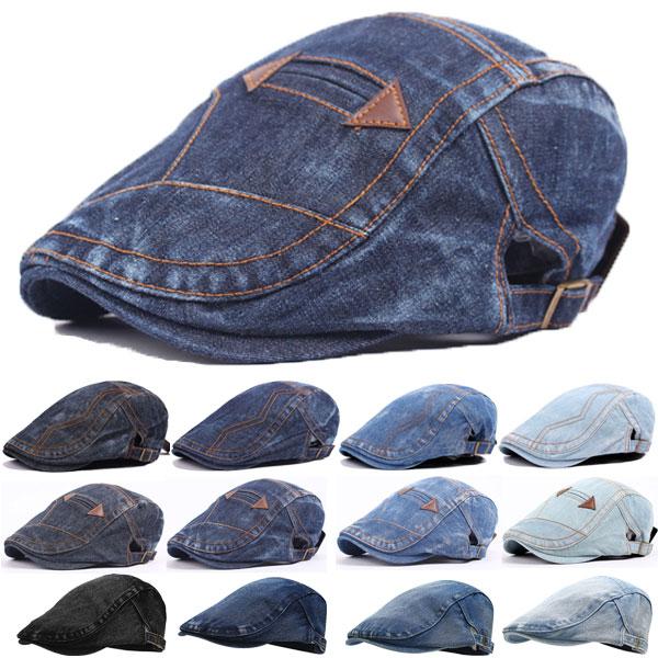 デニム ハンチング 帽子 コットン キャップ ステッチ 綿 ハンチング帽 キャスケット メンズ レディース HUNTING CAP 7110 | 