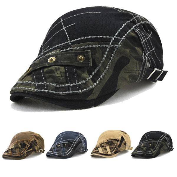 迷彩 ハンチング 帽子 カモフラ キャップ コットン ハンチング帽 キャスケット 綿 メンズ レディース HUNTING CAP 7133 | 