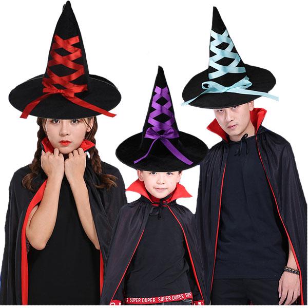 ハロウィン コスプレ 衣装 仮装 帽子 魔女帽 ハロウィンハット 魔法使い とんがり帽 パーティーグッズ キャップ ヘッドアクセサリー Halloween Hat 8000 |  | 14