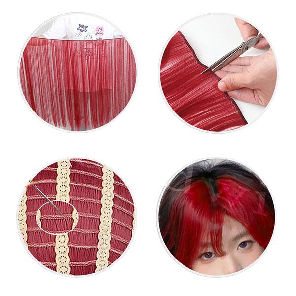 毛束エクステ ウィッグ カラーエクステ 増毛 編みこみ エクステンション ロング ストレート 耐熱 付け毛 つけ毛 襟足 かつら カツラ WIG EXT 001 |  | 17