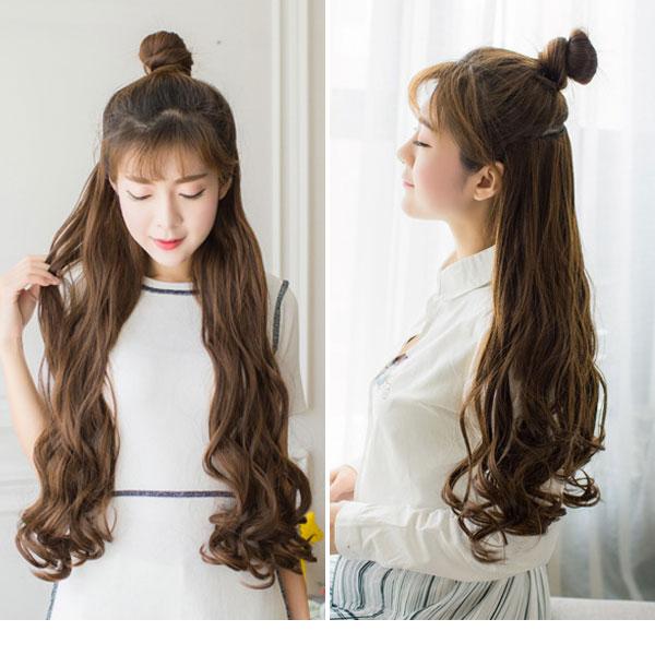 エクステ ウィッグ ロングカール 5クリップ付 エクステンション 40cm 50cm 60cm 襟足ウィッグ ワンタッチ 耐熱 つけ毛 WIG EXT 005 |  | 08
