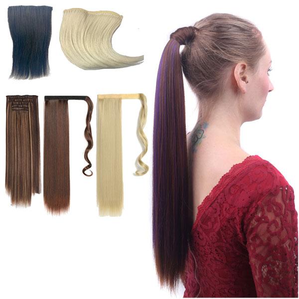 ウィッグ エクステ グラデーション メッシュ ワンタッチ カラー ロング カール エクステンション カラフル グラデ ウイッグ パーマ ウェーブ 付け毛 つけ毛 | 