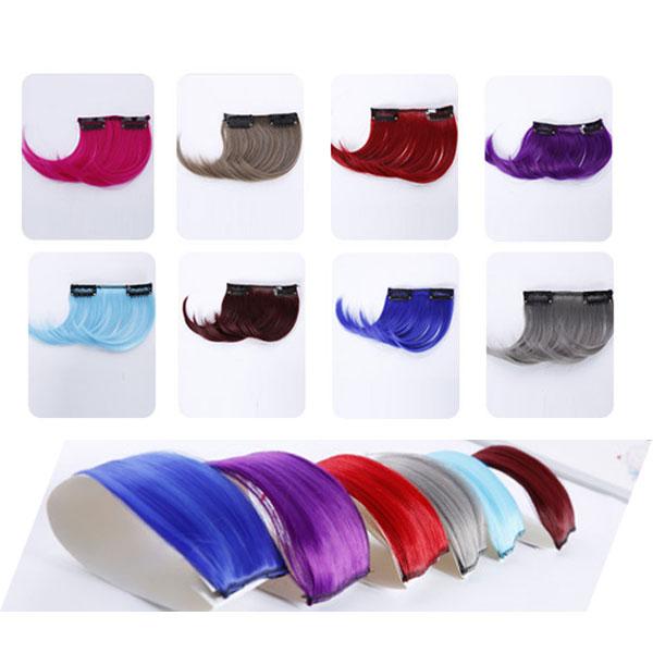 ワンカール エクステ ショート カラーエクステ ハロウィン コスプレ 前髪用ウィッグ エクステンション ワンタッチ  メッシュ つけ毛 ウイッグ 耐熱 WIG EXT 017 |  | 14