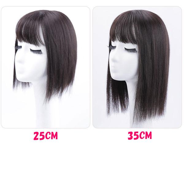 部分ウィッグ ショートストレート ヘアトップピース つむじ付き 前髪ウィッグ シースルーバング ウィッグ トップカバー エクステ つけ毛 かつら WIG MG 003 |  | 06
