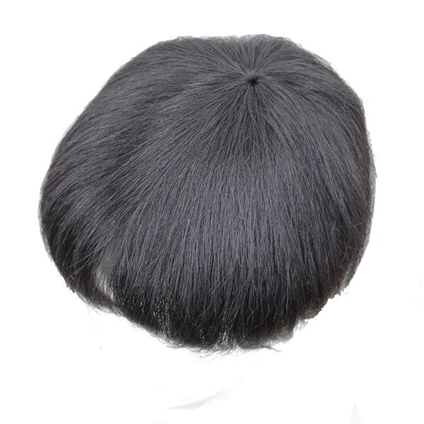 人毛 トップピース マシンメイド ストレート 30cm ヘアピース 人毛 トップピース マシンメイド ストレート 30cm ヘアピース
