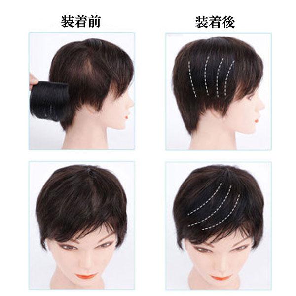 人毛エクステ ミニサイズ ピンポイント 部分ウィッグ エクステ