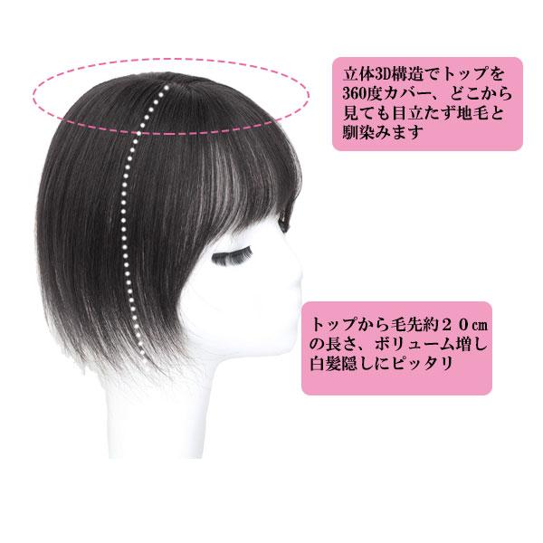 人毛 トップピース ストレート ヘアピース トップカバー 手植え 人毛 トップピース ストレート ヘアピース トップカバー 手植え