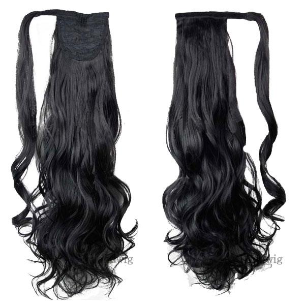 ポニーテール マジックテープ ウィッグ ポイントウィッグ ロング ストレート カール ソバージュ ポニー 金髪 メッシュ エクステ 付け毛 つけ毛 WIG POINT 001 |  | 62