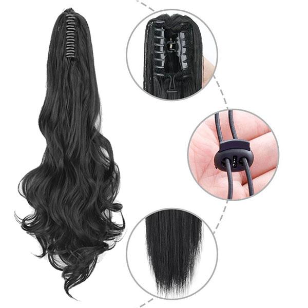 ポニーテール バンスクリップ ポイントウィッグ ストレート カール エクステ 付け毛 つけ毛 ウイッグ WIG POINT 009 |  | 49