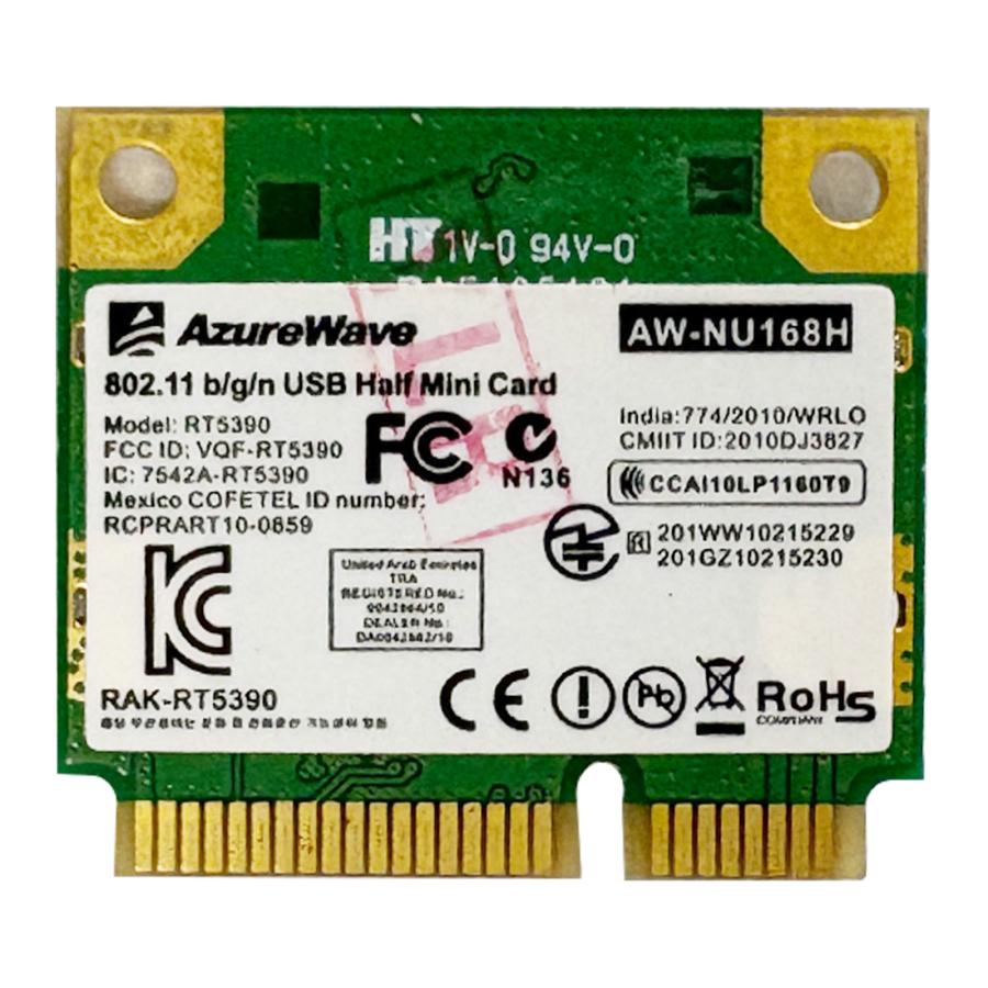 Wi-Fiモジュール AW-NU168H アズールウェーブ USB接続型無線LAN