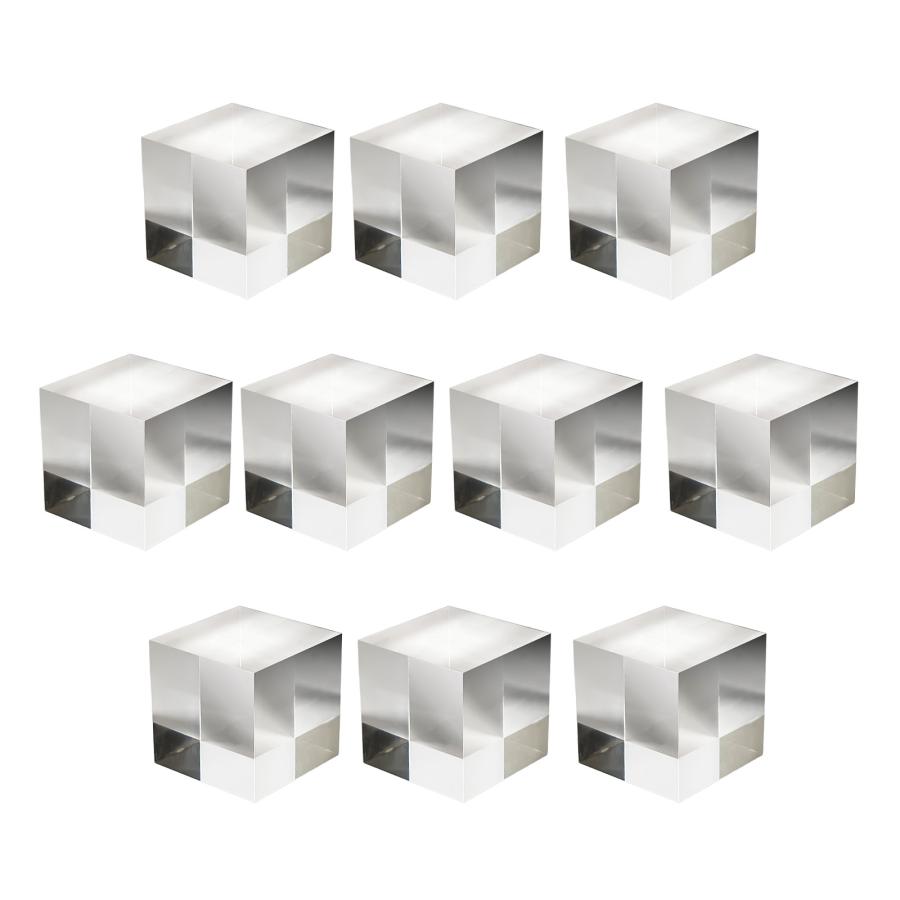 アクリルブロック 10個入 40mm×40mm×40mm アクリルステージ ペーパー