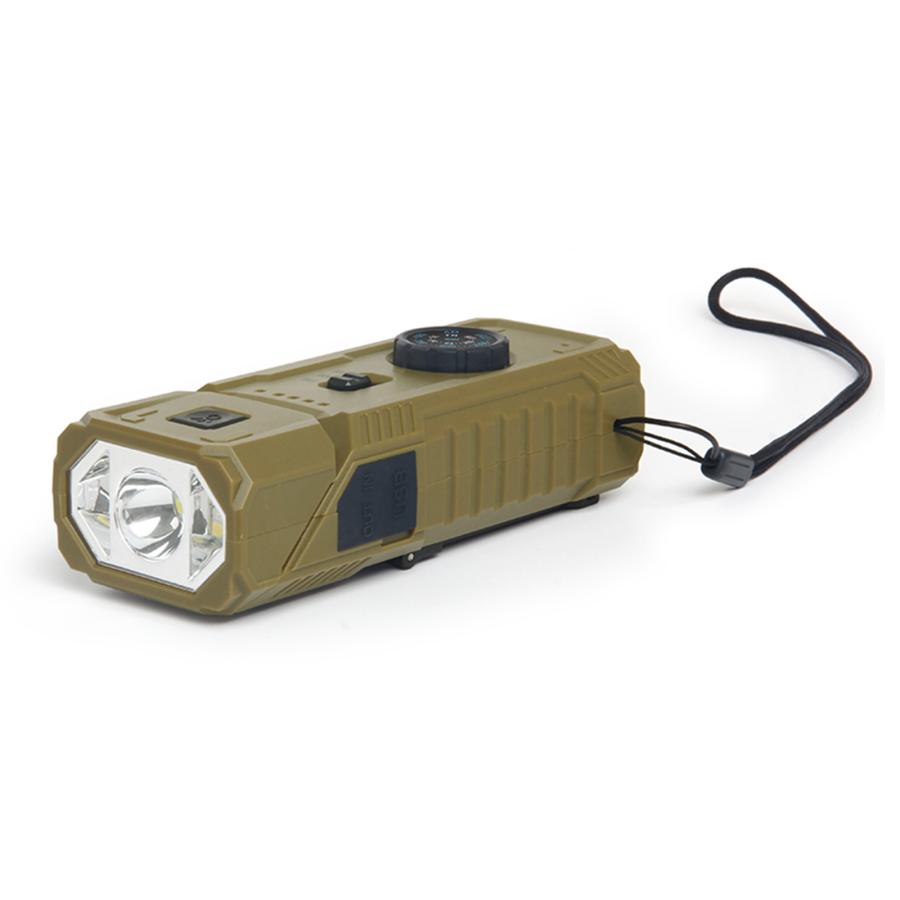 防災ラジオライト 手回し 多機能 マルチバンド ライト 懐中電灯 小型 サイレン ポータブル モバイルバッテリー スマホ充電 USB充電 防災 アウトドア DR-01 |  | 08