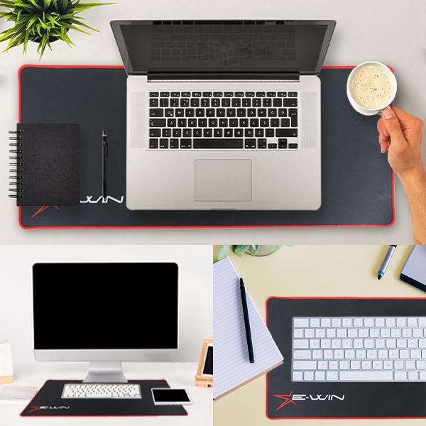 マウスパッド ゲーミングマウスパッド 大判 大型 マウスパッド ゲーミング シンプル PC周辺グッズ EMP70-RED |  | 05