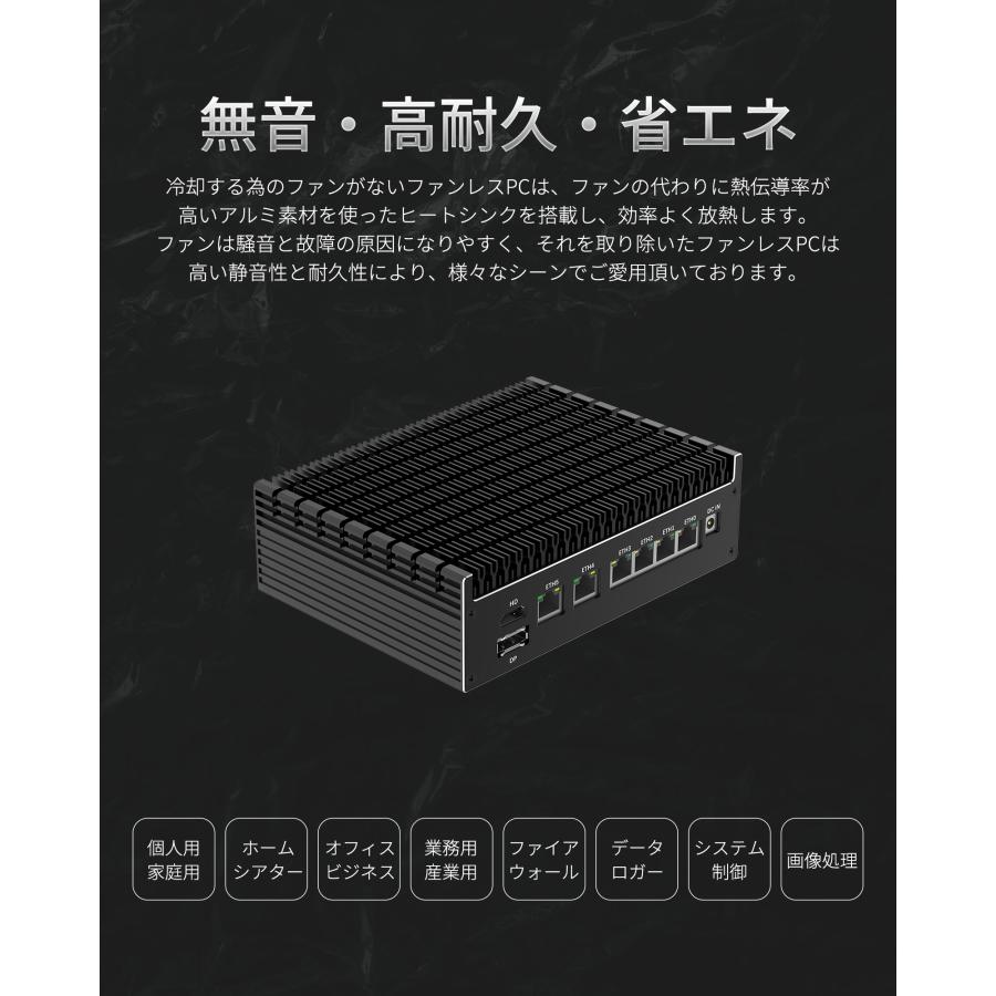ファンレスミニpc ミニpc デスクトップパソコン 新品 ミニパソコン OSなし Celeron 5205U メモリ4GB SSD128GB 省スペース skynew k16 | Skynew | 03