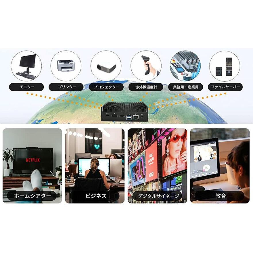 Skynew ミニpc windows11 ファンレス デスクトップパソコン 新品
