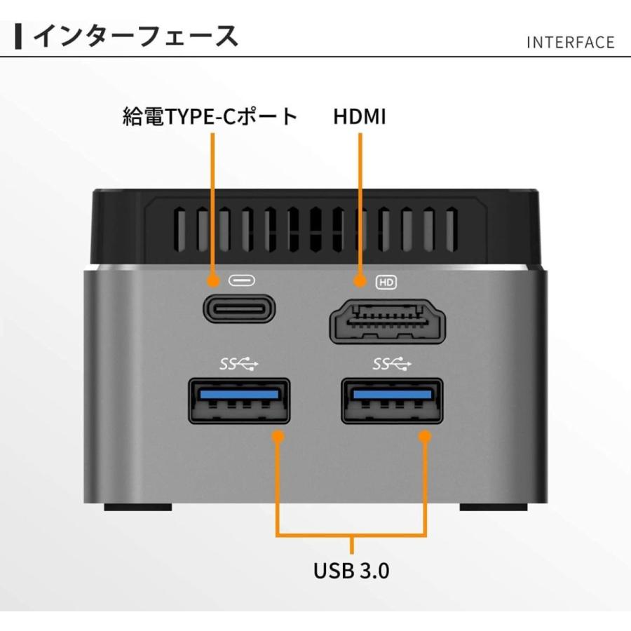 ミニpc デスクトップパソコン 新品 ミニパソコン 小型 windows11