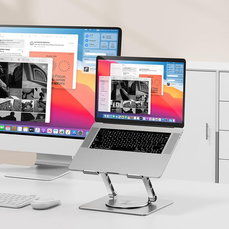 ノートパソコンスタンド ラップトップスタンド 折りたたみ 持ち運び