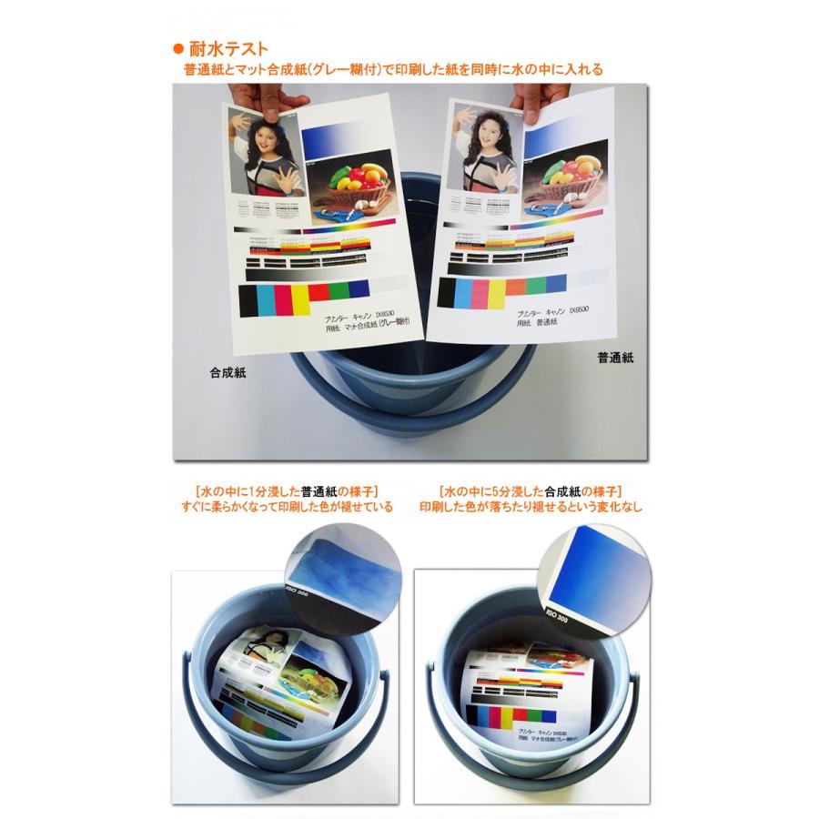 新仕様・厚手 ポスター用紙 インクジェットロール紙 マット合成紙