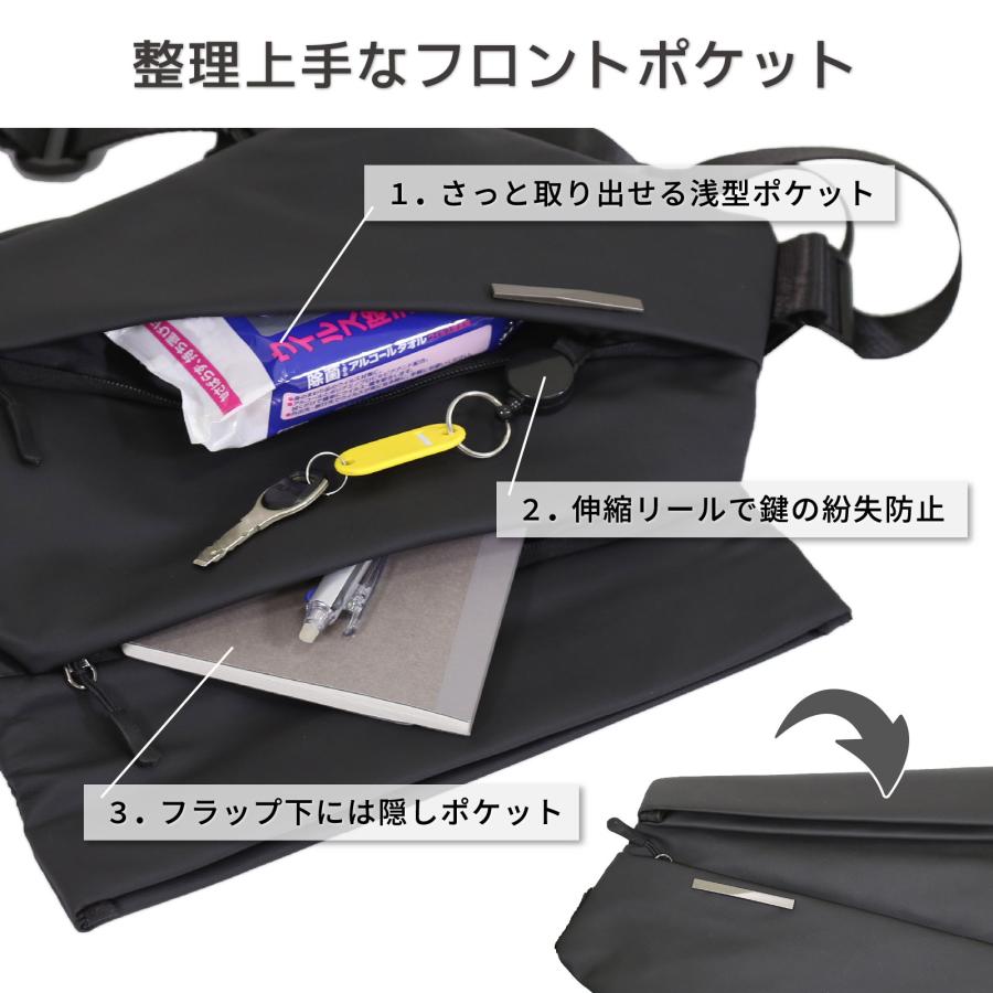 ショルダーバッグ オックスフォードバッグ バッグ 雨用 防水 通学 通勤 男女兼用 黒 ブラック SHINZENBI OFB-BK |  | 02