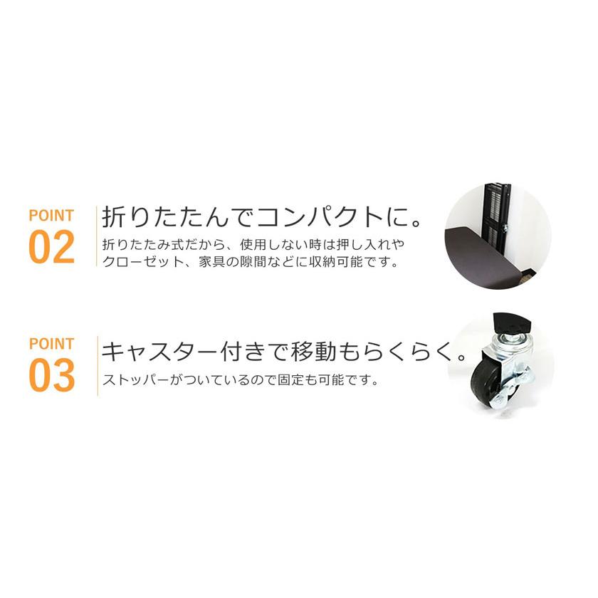 ハンガーラック 折りたたみ 組立不要 キャスター付き 省スペース スリム 頑丈 部屋干し 子供 白 幅90cm 棚 洋服掛け コート掛け 衣類収納 おしゃれ  E-WIN OT2Hの画像
