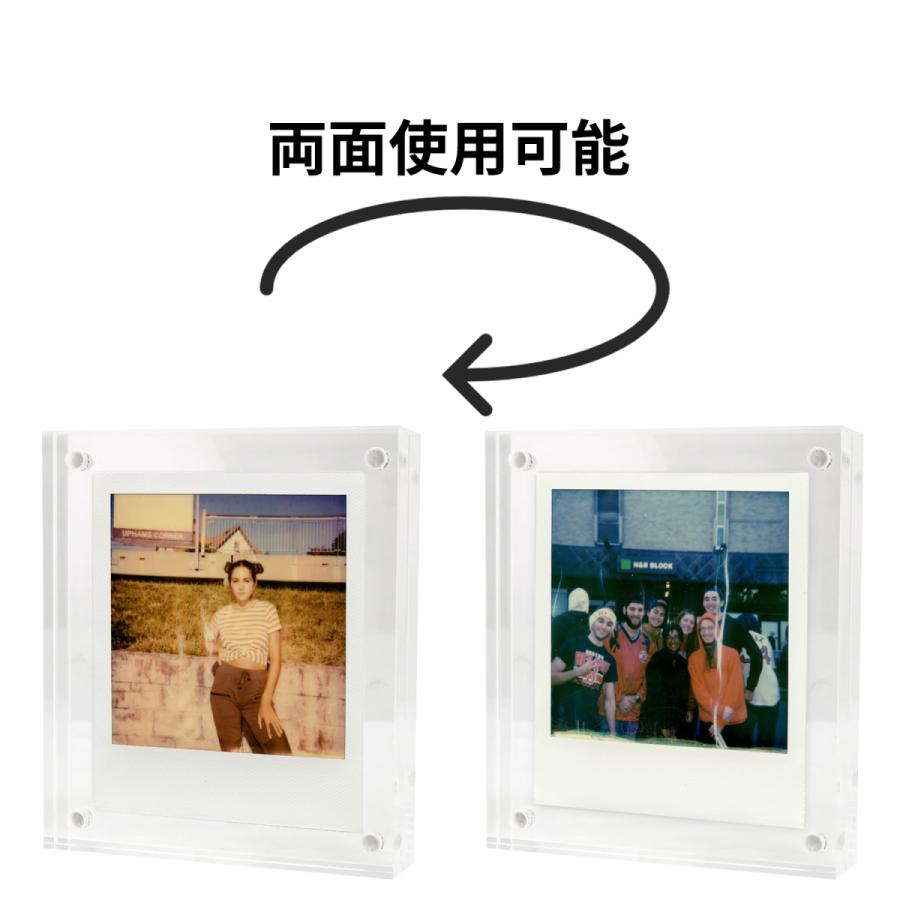 インスタックス ポラロイド写真付きアクリルスタンド Amazon.co.jp: アクリルポラロイド写真フレームと写真収納