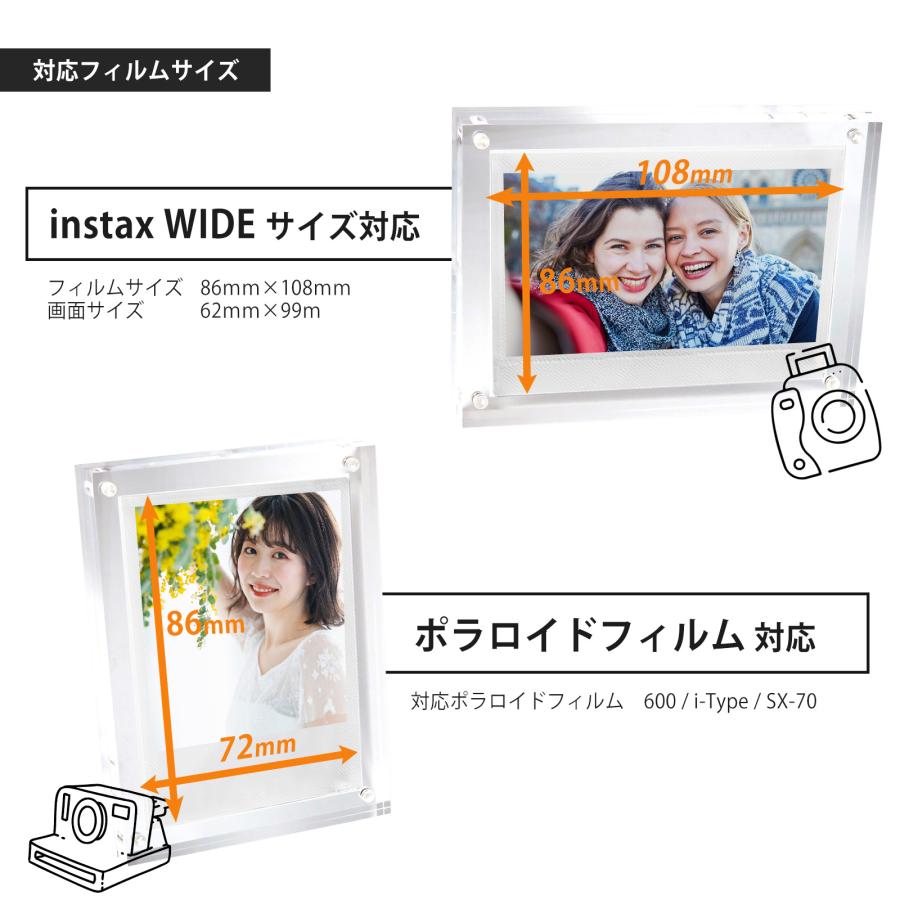 クリアタグ♡フォトフレーム♡ Amazon.co.jp: BBEST アクリルフォトフレーム instax SQUARE対応 2個
