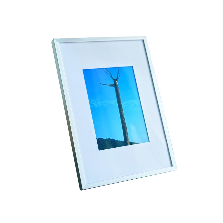 フォトフレーム 写真立て 壁掛け A4サイズ 大きめ 横長 スタンド