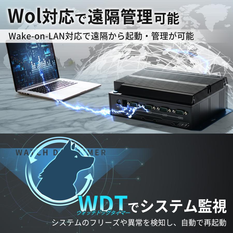 ファンレスミニPC 産業用 Windows11 Intel i5 / 16GB / 512GB 組込 制御 業務用 デスクトップパソコン サーバー ボックス型 新品 minipc Skynew S15 | Skynew | 04