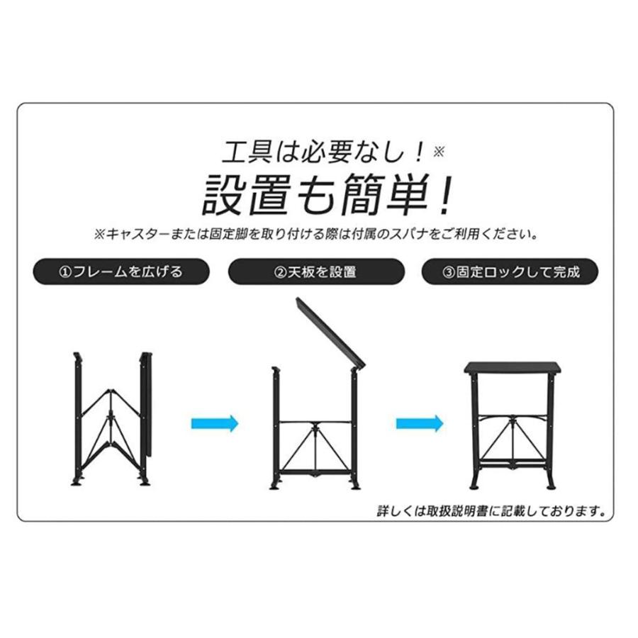 スタンディングデスク 昇降デスク 手動 折りたたみ オフィスデスク