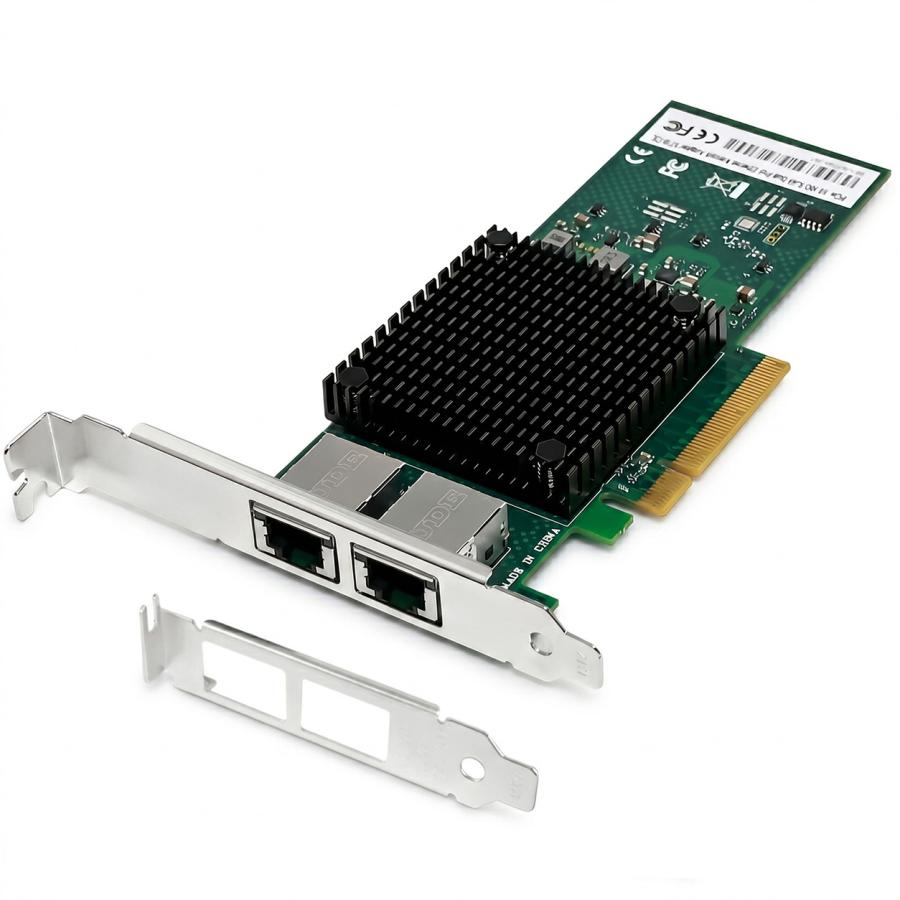 Skynew Skynew ST7323 PCIe3.0 x8 有線LANカード NIC 10GbE RJ45 2