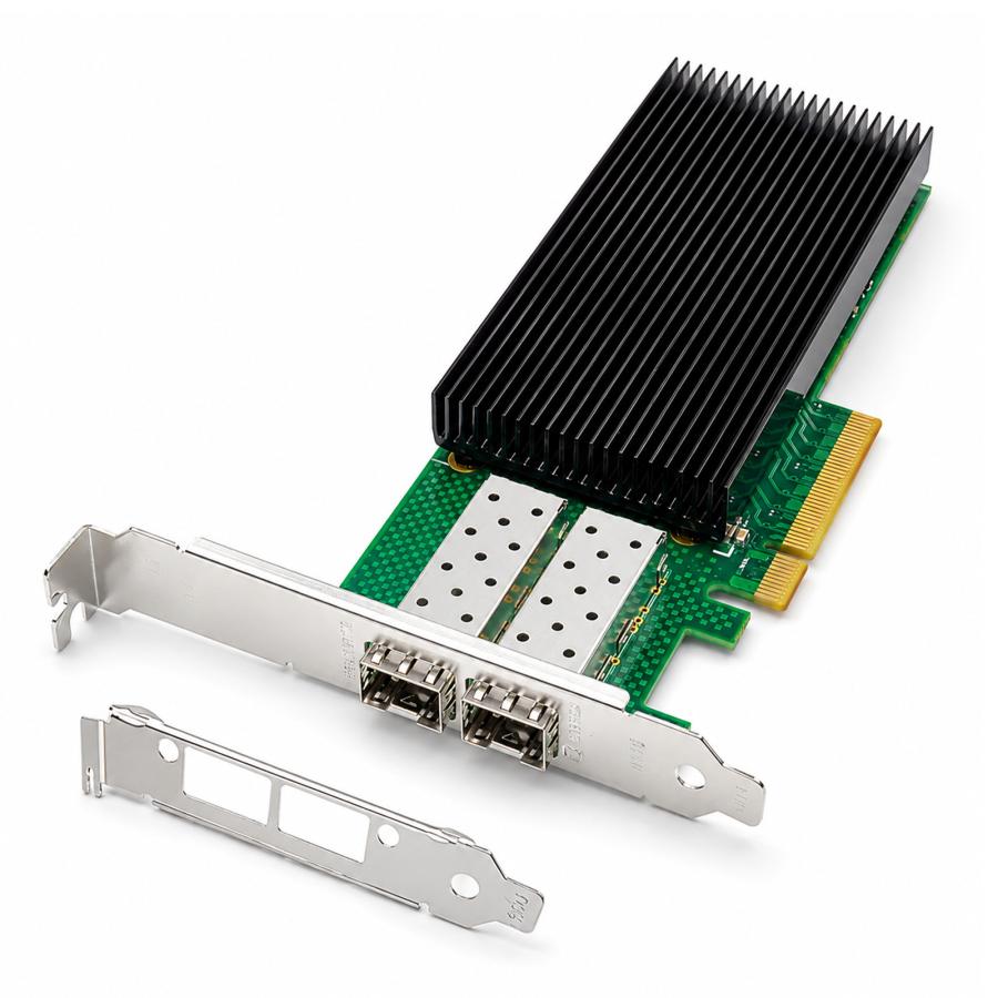 Skynew ST7328 PCIe3.0 x8 有線LANカード NIC 10GbE SFP+ 2ポート インテルチップ X722-DA2搭載 ネットワークカード NIC | Skynew | 07