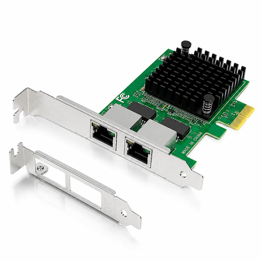 Skynew ST7470 PCIe3.1 x1 有線LANカード NIC 2.5GbE RJ45 2ポート インテルチップ I226-V搭載 ネットワークカード NIC | Skynew | 08